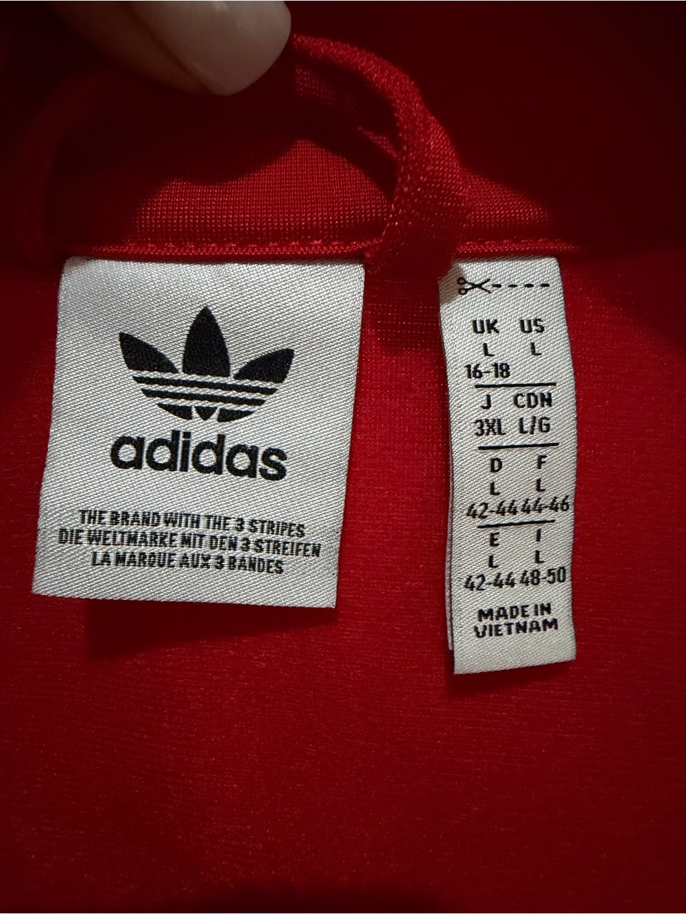 Adidas Red Trefoil Crewneck